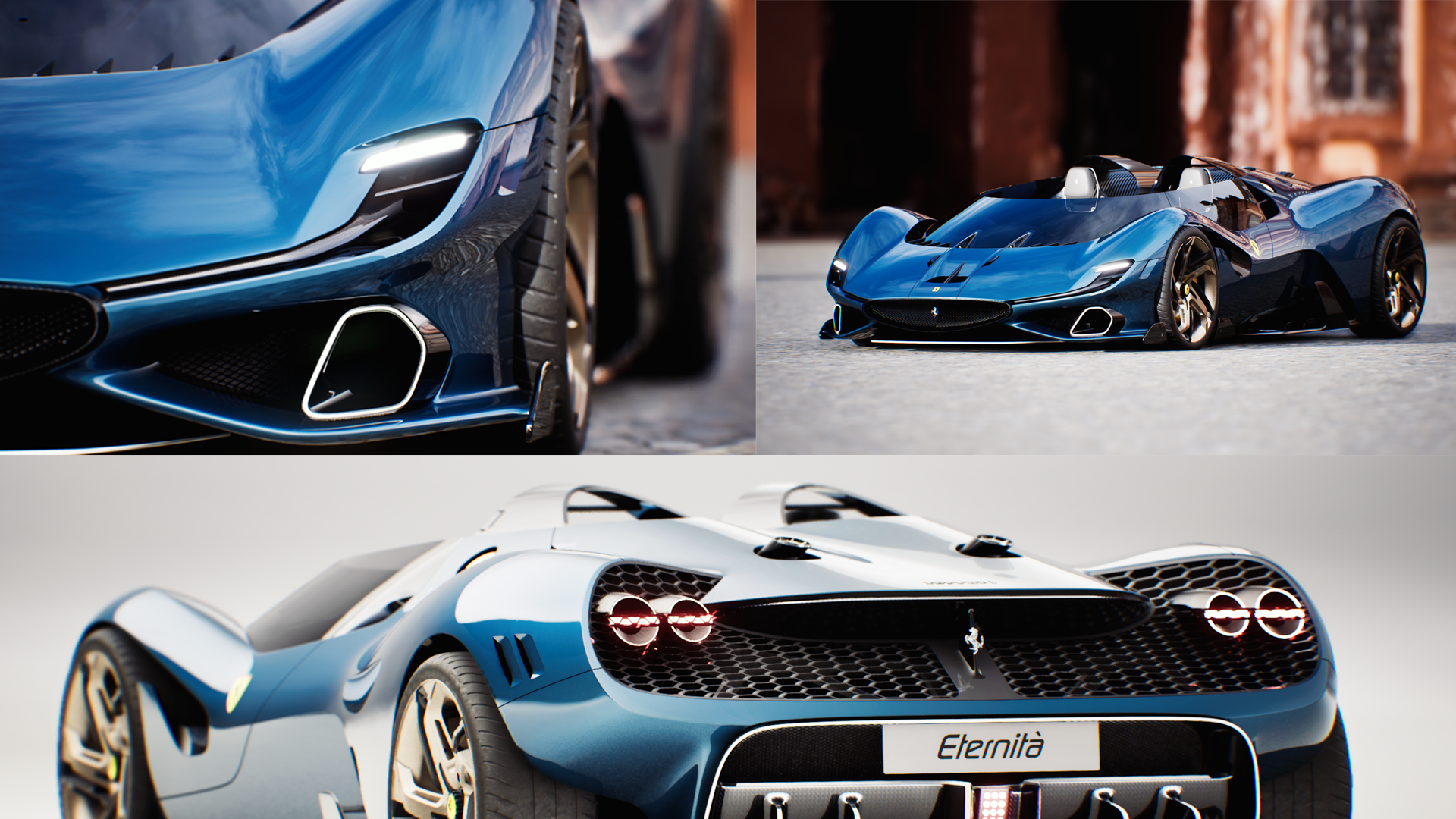 Ferrari Eternita exterior visualization