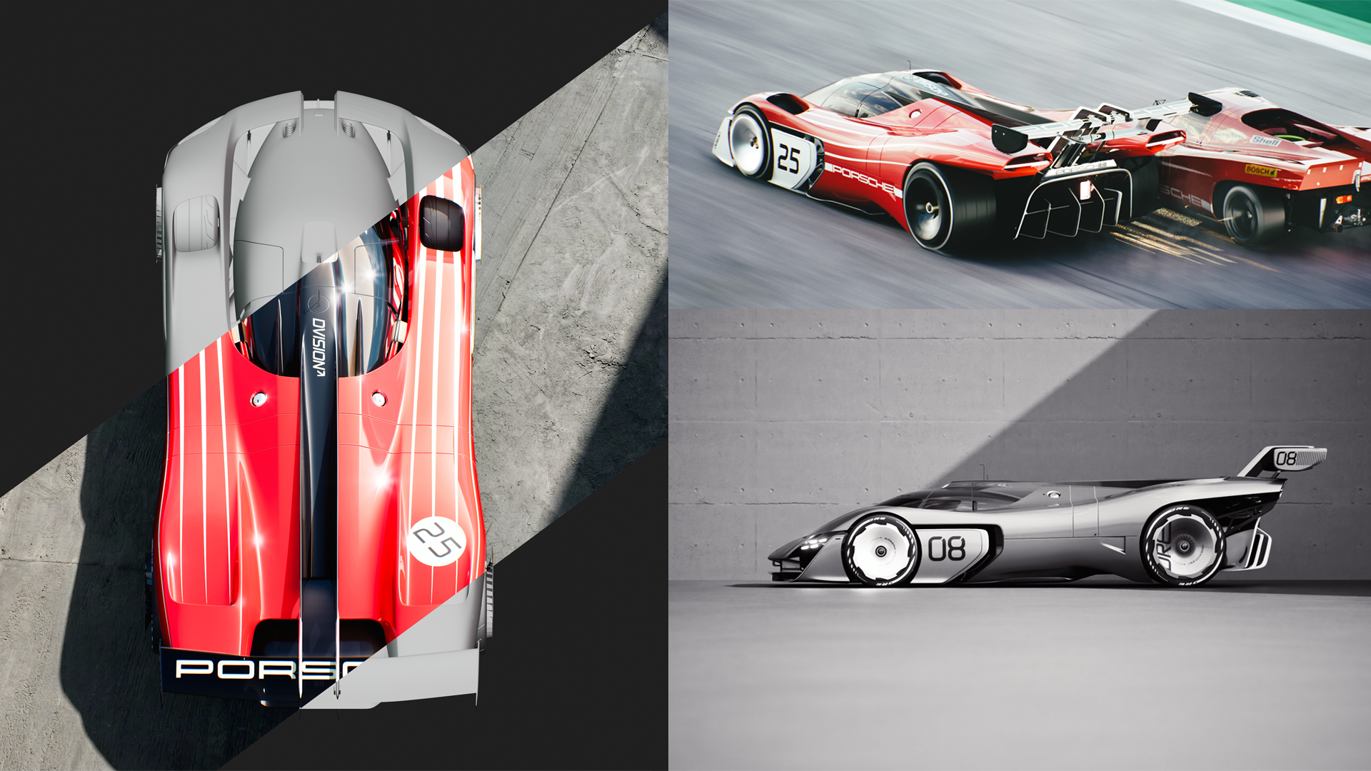 Porsche Dual Spine surface visualization
